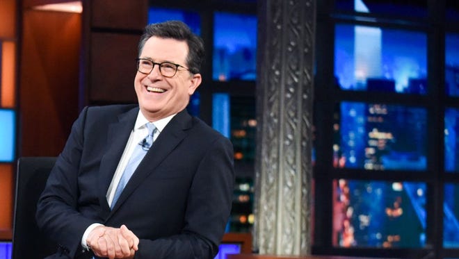 Will Stephen Colbert still be smiling after his weekend in Russia?