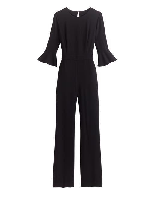 Prom styles aren't restricted to dresses. Fluted Sleeve Jumpsuit from Ann Taylor, size 0-18 in Regular, Petite and Tall; $134.99.