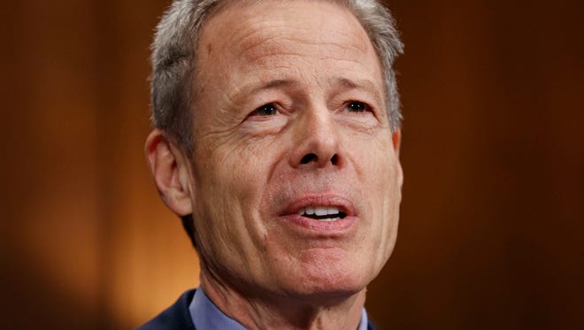Time Warner Chairman and CEO Jeffrey Bewkes testifies on Capitol Hill in Washington on Dec. 7, 2016, before a Senate Judiciary subcommittee hearing on the proposed merger between AT&T and Time Warner. Bewkes was one of the highest paid CEOs in 2016, according to a study carried out by executive compensation data firm Equilar and The Associated Press.