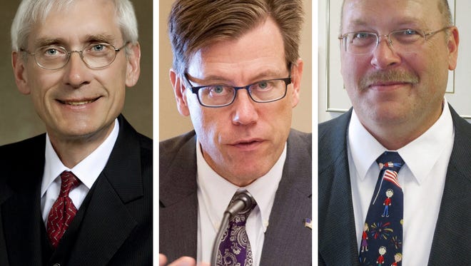 Superintendent of Public Instruction Tony Evers, Dodgeville School District administrator John Humphries and retired Beloit Superintendent Lowell Holtz will face off in Tuesday's primary for the superintendent's post.