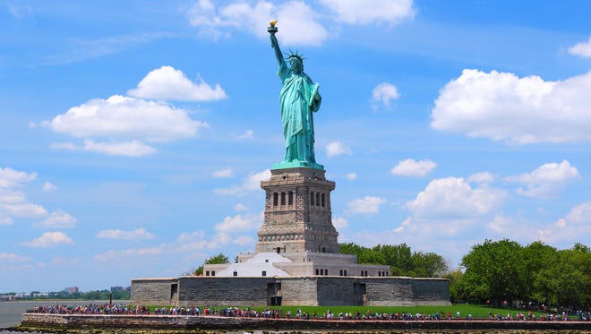 Not only a landmark for the state of New York and New York City, but the Statue of Liberty is a proud symbol of American freedom. It was gifted to the United States by the people of France and dedicated in 1886.