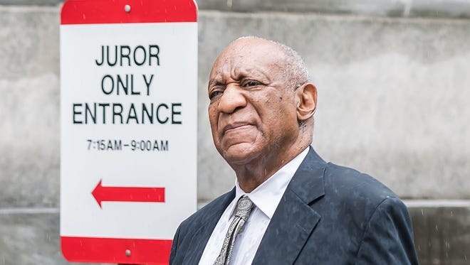 Bill Cosby on June 17, 2019 after his sexual assault case was declared a mistrial, in Norristown, Pa.,