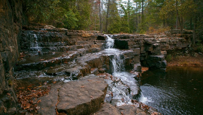 Dismal Creek Falls in Bland, Virginia may be considered a hidden gem along the A.T.
