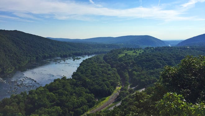 A.T. hikers in Maryland flock to Weverton Cliffs.