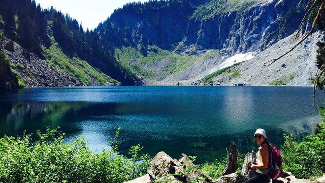 North Cascades National Park gleams with blue and green colors on June 25, 2015.