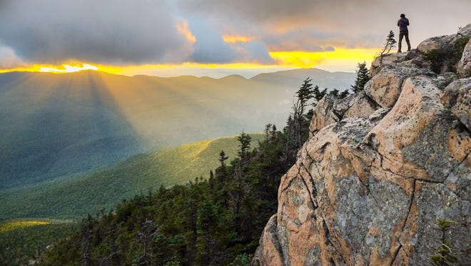 New Hampshire’s White Mountains National Forest is another iconic spot along the A.T.