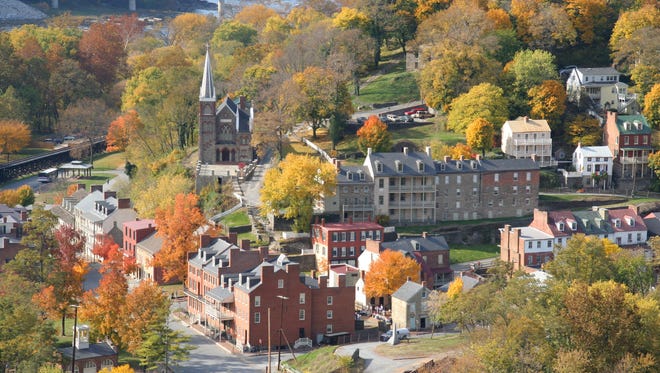 An iconic spot along the A.T. is the Maryland Heights Overlook in Harpers Ferry Historical National Park.
