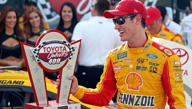 Joey Logano notched his first win of the season Sunday, at Richmond.