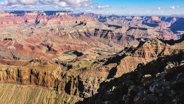 Greg Hogan checked off seeing the Grand Canyon from his bucket list.