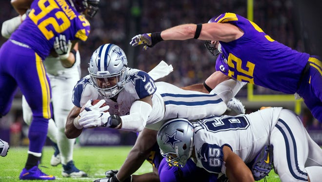 The Cowboys made Elliott the centerpiece of their offense, riding him to an 11-game win streak that culminated with a Week 13 win over the Minnesota Vikings.