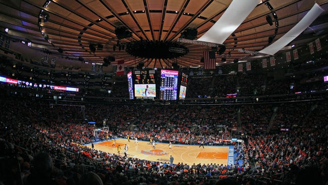 This file photo from 2013 shows Madison Square Garden in New York.
