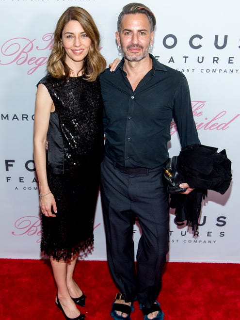 Sofia Coppola and Marc Jacobs attend 'The Beguiled' New York premiere at The Metrograph on June 22, 2017 in New York City.