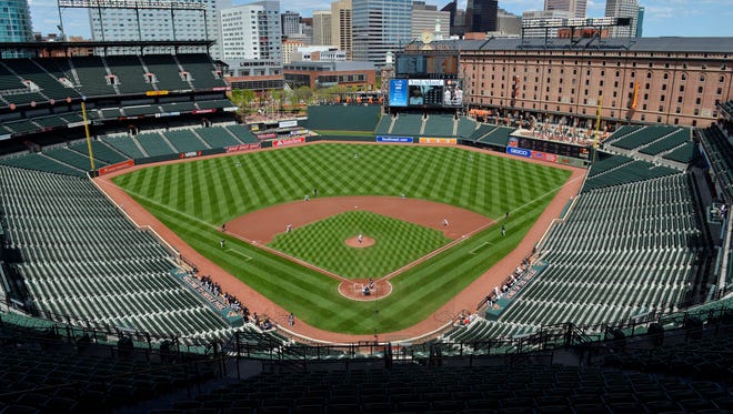 Camden Yards hosted a game with no fans after civil unrest following the death of Freddie Gray in police custody in April 2015.