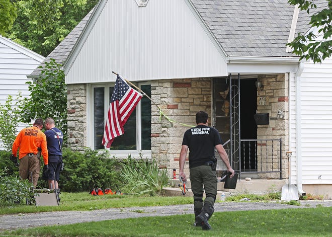 State fire marshals and other investigators were at the scene of a fatal fire in Cedarburg on Hillcrest Avenue, near the intersection with Lincoln Boulevard.